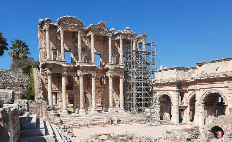 Celsus Library Under Reconstruction