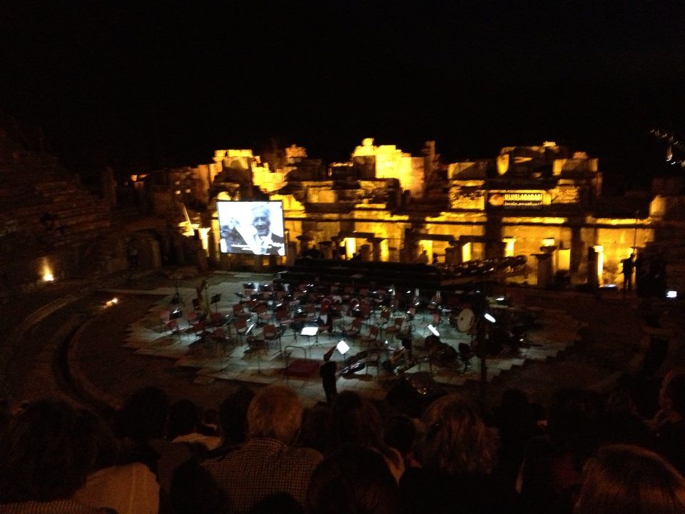 Ephesus Theater in the Night