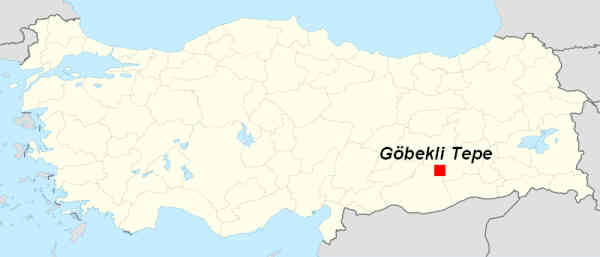 Map of Gobeklitepe