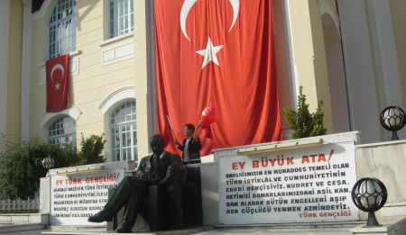Ataturk and Turkish Flag