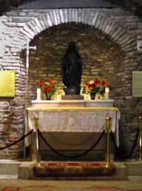 Inside of the Church of Virgin Mary