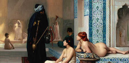 Pool in Harem by Jean-Léon Gérôme, Hermitage Museum