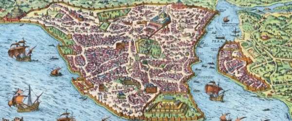 Historic Peninsula of Istanbul with Sultanahmet Square in the center of it