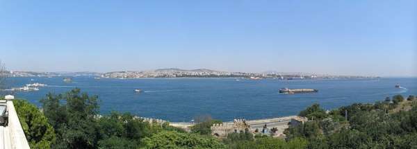 Bosphorus View from Topkapi Palace