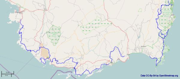 Map of the Lycian Way