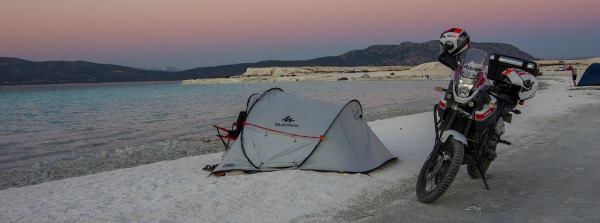 Camping by the Lake Salda