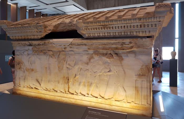 Polyxena Sarcophagus in Troy Museum