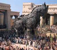 Trojan Horse in Troy Movie