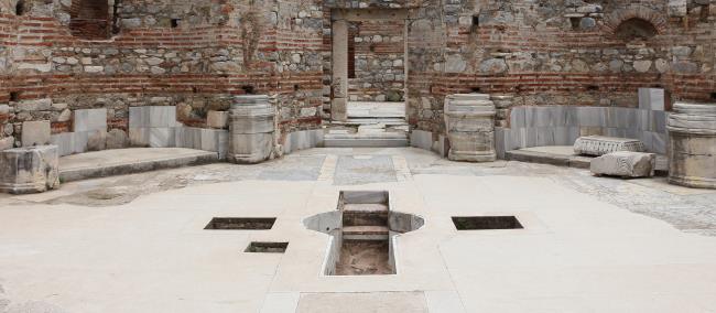 Baptizing Pool at Basilica of Saint John Nearby Ephesus