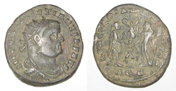 Coin Issued in the Name of Emperor Diocletian