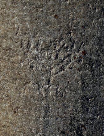 Menorah Carved on a Column in Ephesus