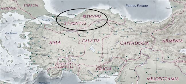 Roman Province of Bithynia and Pontus 