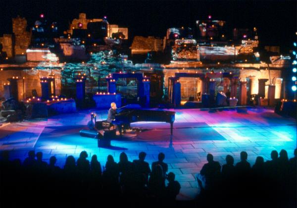 Elton John Giving a Concert in Ephesus Grand Theater