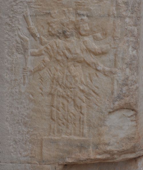 Goddess Hecate Relief Under the Mazeus and Mithridates Gate in Ephesus