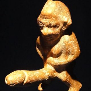 Priapus statue with phallus symbol found in Ephesus