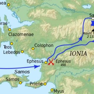 Battle of Ephesus in 498 BC