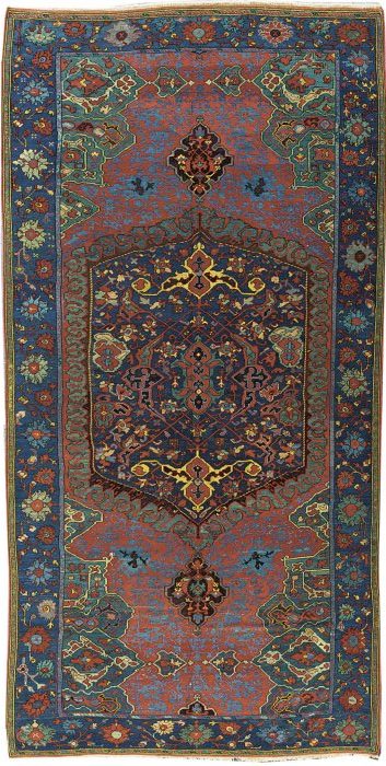 An Ushak carpet with a medallion design