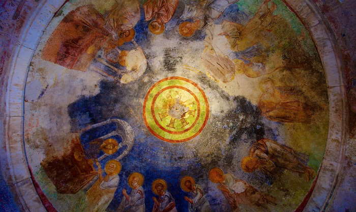 Ceiling fresco of Saint Nicholas Church
