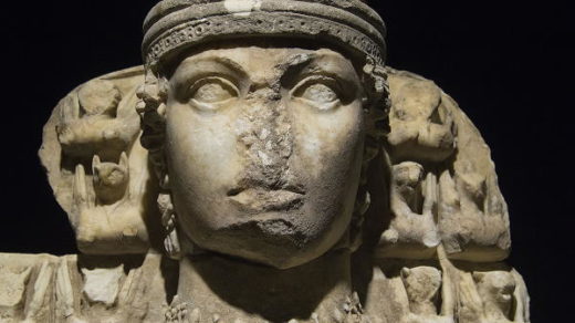 Great Artemis Statue with a Eroded Nose in Ephesus Archeological Museum
