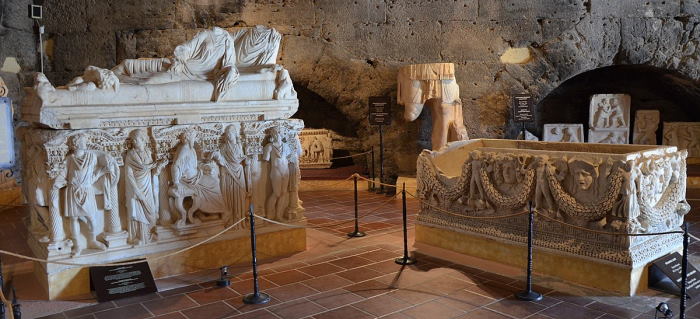 Exhibits in Hierapolis Museum