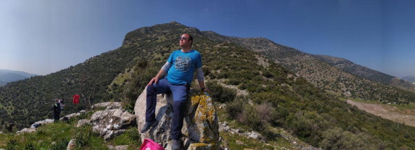 On a trekking route nearby Ephesus