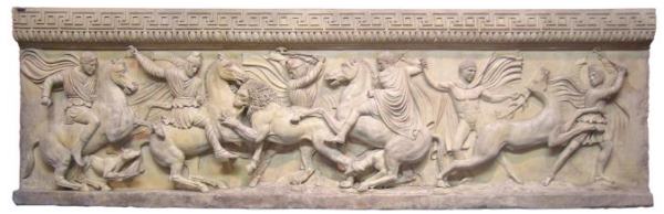 Panels Showing Persians and Greeks Hunting Together