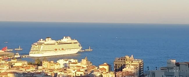 Viking Sea Cruise Ship at the Kusadasi Cruise Port