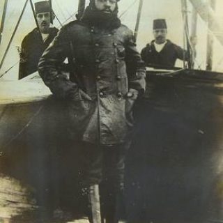 Afro-Turk Pilot Ahmet Ali Celikten during Turkish Independence War