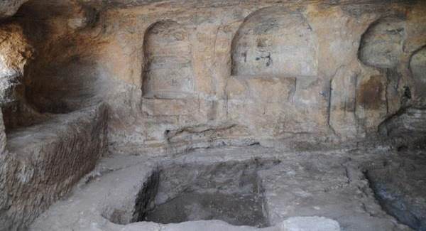 Sacrifice Pits in the Mithras Temple Underneath the Zerzevan Castle in Turkey