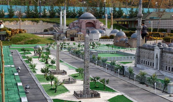 A model showing Sultanahmet Square