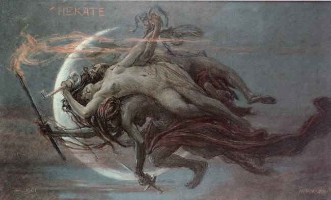 HEKATE by Maxmilián Pirner (1854 – 1924