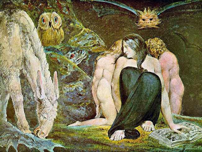 Hecate, 1795 Painting by the English artist and poet William Blake