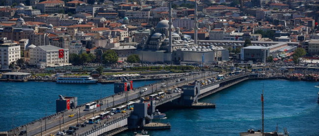 Today Galata Bridge Stand Where da Vinci Proposed A Suspension Bridge