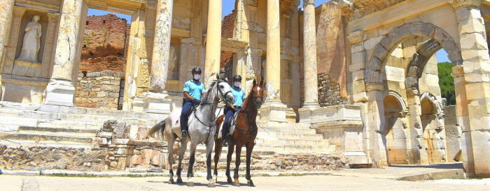 Horsed Protectors of Ephesus Ancient City