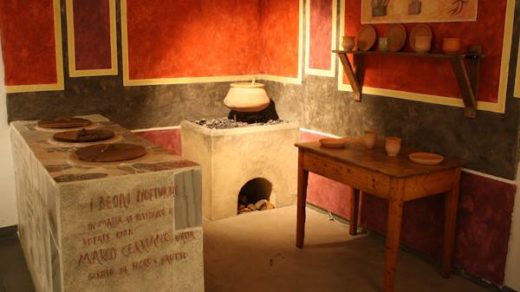 A Kitchen Model in Ephesus Terrace Houses