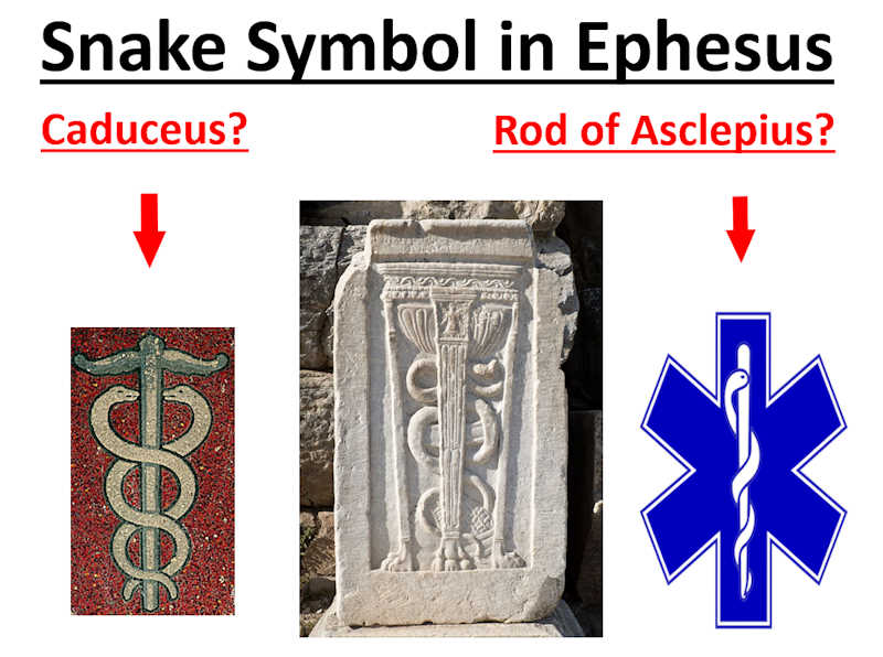 Ephesus and Snake Symbol