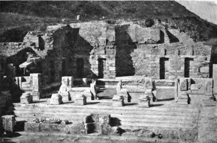 Celsus Library of Ephesus During 1905 Excavations