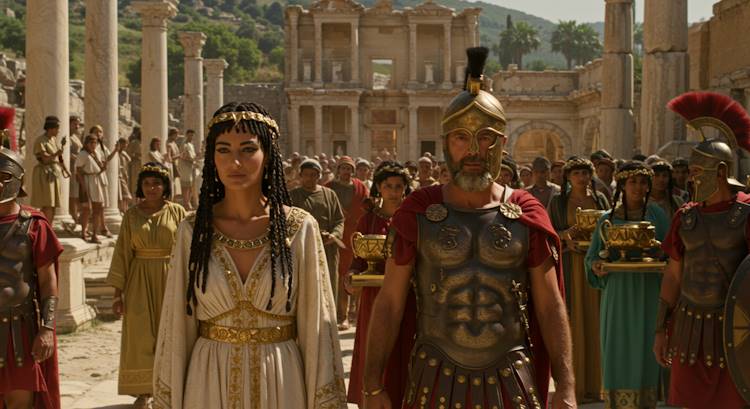 Cleopatra and Marc Anthony in Ephesus