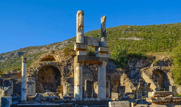 Temple of Domitian in Ephesus' Photo Taken During An Ephesus Excursion