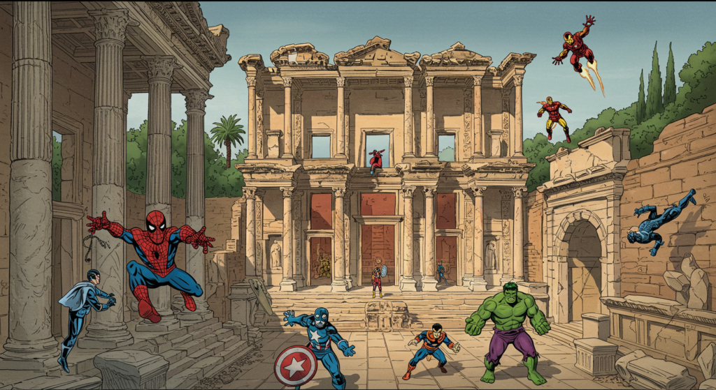 Library of Celsus Across Ten Fantasy Worlds 6 Celsus Library X Marvel Comic Book Universe