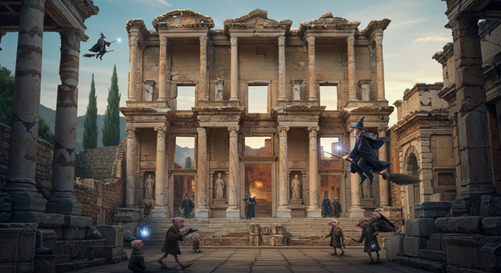 Library of Celsus Across Ten Fantasy Worlds 11 Celsus Library X Wizarding World of Harry Potter