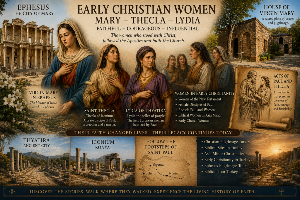 Following the Footsteps of Early Christian Women: Mary, Thecla, and Lydia in Asia Minor 1