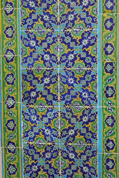 The Blue Mosque 3 Ceramic Tiles of Blue Mosque which is also known as Sultan Ahmet Mosque in Istanbul, Turkey
