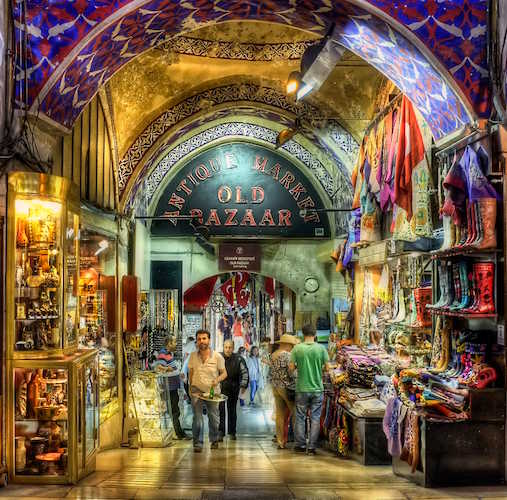 There are countless hallways and streets in Grand Bazaar of Istanbul. Get a guide so you dont get lost in there