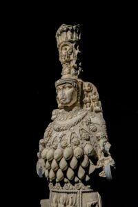 10 Intriguing Facts About Ephesus 5 The marble statue of Artemis of Ephesus with her tall crown and the rows of round shapes on her chest