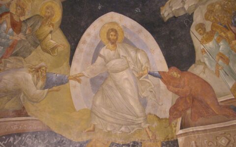 Top 12 Christian Sites in Istanbul 4 The Anastasis fresco in the Chora Church of Istanbul, Christ pulling Adam and Eve out of their tombs