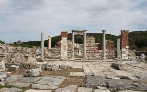 The Church of Ephesus: The Mother Church of Asia 5 The courtyard and columns of the Church of Mary in Ephesus, where the Council of Ephesus met in 431