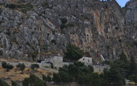 The Seven Sacred Caves of Christian Turkey 15 Saint Peter's Cave Church below the cliffs of Mount Starius in Antakya