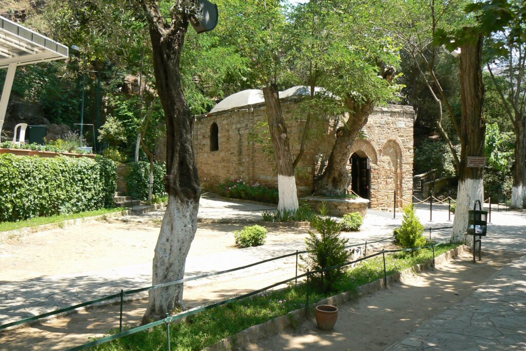 Seven Christian Women of Asia Minor Who Changed History 1 The stone chapel of the House of the Virgin Mary on Bülbüldağı above Ephesus, among plane and olive trees