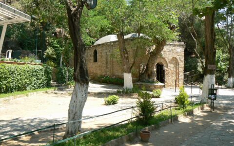 Seven Christian Women of Asia Minor Who Changed History 17 The stone chapel of the House of the Virgin Mary on Bülbüldağı above Ephesus, among plane and olive trees